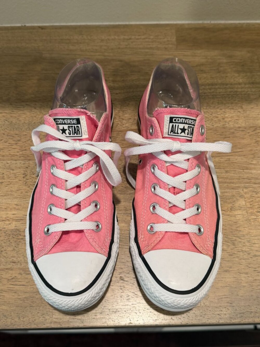 Converse Chuck Taylor All Star Low Top Pink Sneakers Womens 10 - Picture 2 of 9